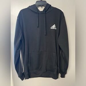 Adidas Men's Black Hoodie Sweater